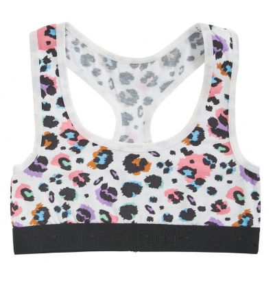 Ten Cate Meisjes Soft Top Leopard Off White