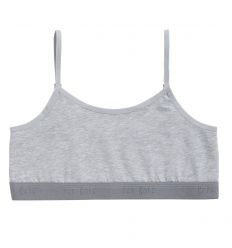 Ten Cate Meisjes Soft Top Cotton Stretch Light Grey Melee