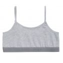 Ten Cate Meisjes Soft Top Cotton Stretch Light Grey Melee