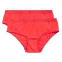 Ten Cate Meisjes Hipster Slip 2Pack Cotton Stretch Red