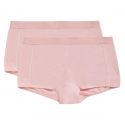 Ten Cate Meisjes Shorts 2Pack Cotton Stretch Ash Pink