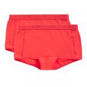 Ten Cate Meisjes Shorts 2Pack Cotton Stretch Red