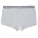 Ten Cate Meisjes Shorts 2Pack Cotton Stretch Light Grey Melee