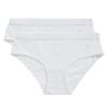 Ten Cate Meisjes Hipster Slip 2Pack Cotton Stretch White