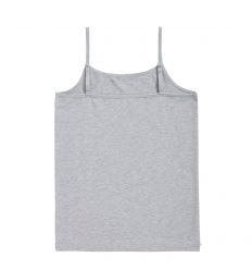 Ten Cate Meisjes Spaghetti Hemd Cotton Stretch Light Grey Melee 2