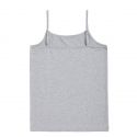 Ten Cate Meisjes Spaghetti Hemd Cotton Stretch Light Grey Melee