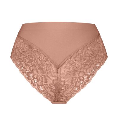 Ten Cate Secrets Lace Brazilian High Waist Pink Nut