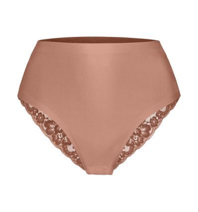 Ten Cate Secrets Lace Brazilian High Waist Pink Nut