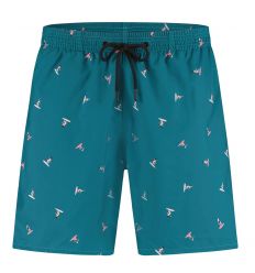 Tweka Badpak Pool Swimsuit Soft Cup Graphic Wave Blue