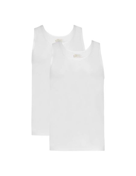 Ten Cate Basics men singlet 2 pack white