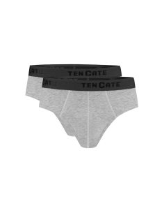 Ten Cate Heren Basic Slip Cotton Stretch 2Pack Light Grey Melee