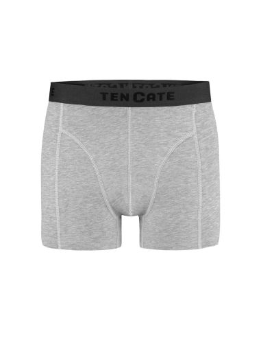 Ten Cate Heren Basics Shorts Cotton Stretch 2Pack Light Grey Melee