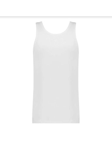 Ten Cate Heren Basics Singlet Cotton Stretch 2Pack Wit
