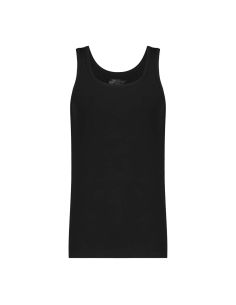 Ten Cate Heren Basics Singlet Cotton Stretch 2Pack Zwart 2
