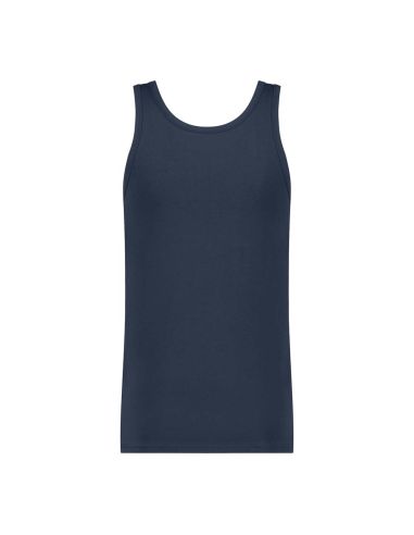 Ten Cate Heren Basics Singlet Cotton Stretch 2Pack Navy