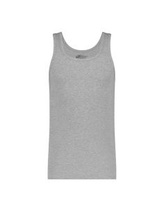 Ten Cate Heren Basics Singlet Cotton Stretch 2Pack Light Grey Melee 2