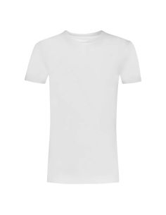 Ten Cate Heren Basics T-shirt High Neck Cotton Strecht 2Pack Wit 2