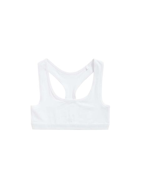 Ten Cate Basics girls racerback top white