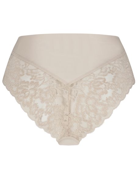 Ten Cate Secrets Lace Brazilian High Waist Almond