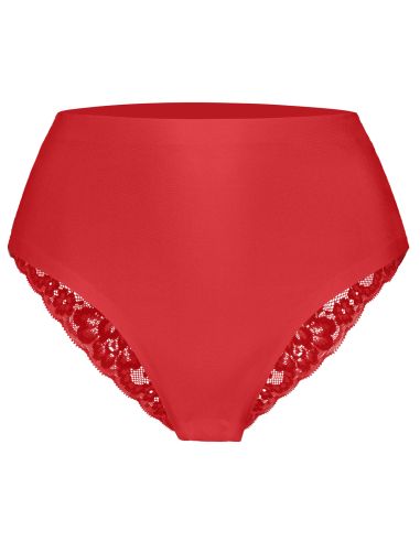 Ten Cate Secrets Lace Brazilian High Waist Rood