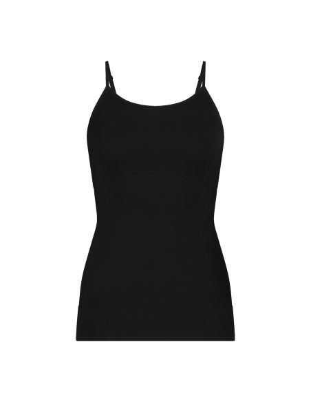 Ten Cate Dames Basics Shape Spaghetti Shirt Zwart