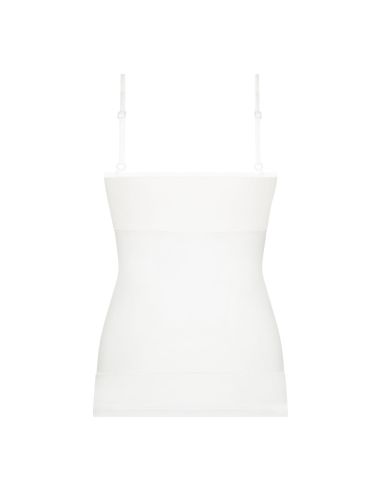 Ten Cate Dames Basics Cotton Shape Spaghetti Shirt Lace Wit