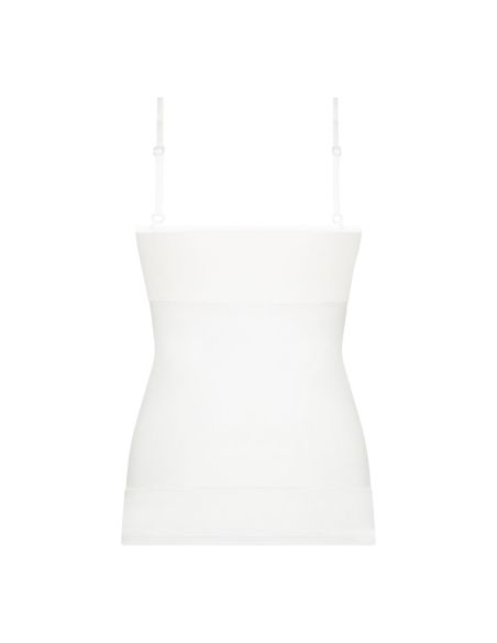 Ten Cate Dames Basics Cotton Shape Lace Spaghetti Shirt Wit