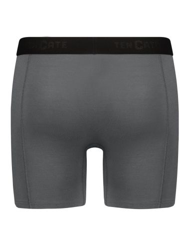 Ten Cate Heren Bamboo Long Short 2Pack Grey Melange