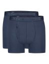 Ten Cate Heren Basics Classic Shorts Cotton Stretch 2Pack Navy