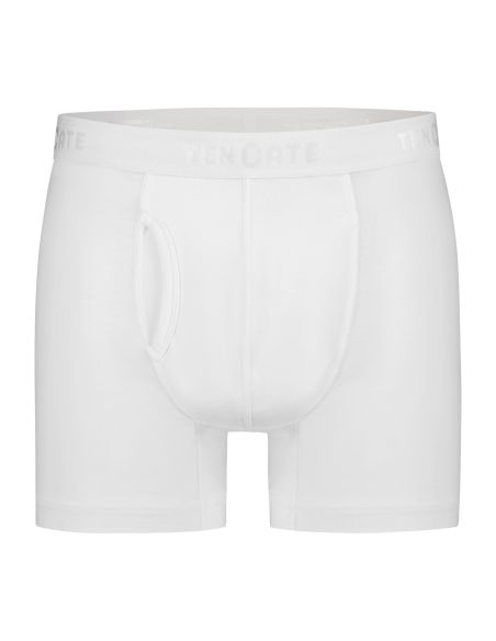 Ten Cate Heren Basics Classic Shorts Cotton Stretch 2Pack Wit
