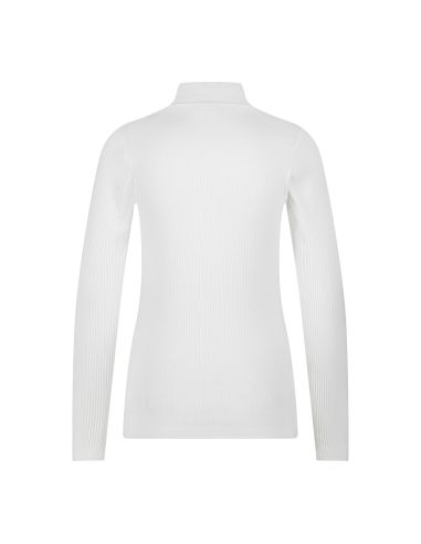 Ten Cate Thermo Dames Rib Shirt Longsleeve High Neck Wit