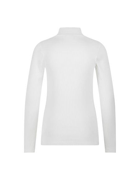 Ten Cate Thermo Dames Rib Shirt Longsleeve High Neck Wit