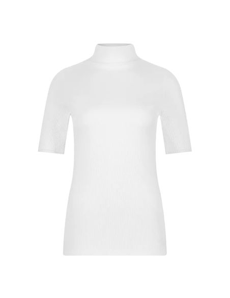 Ten Cate Dames Thermo Rib T-Shirt High Neck Wit