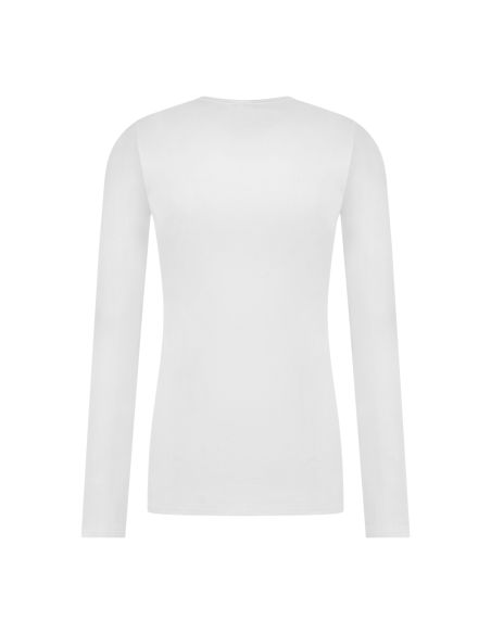 Ten Cate Heren Thermo V-Shirt Longsleeve Sneeuw Wit