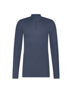 Ten Cate Heren Thermo Shirt Zipper Longsleeve Navy