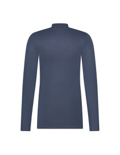 Ten Cate Heren Thermo Shirt Zipper Longsleeve Navy 2