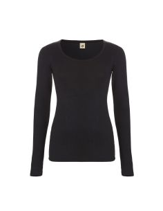 Ten Cate Thermo Damen T-Shirt Longsleeve Schwartz